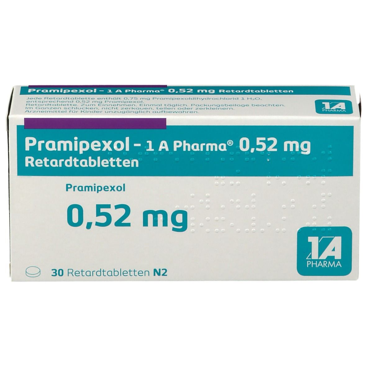 Pramipexol 1A Pharma®0.52Mg