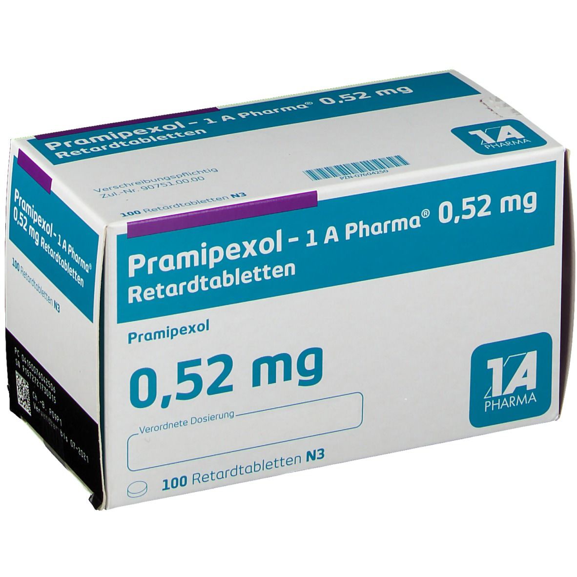 Pramipexol 1A Pharma®0.52Mg