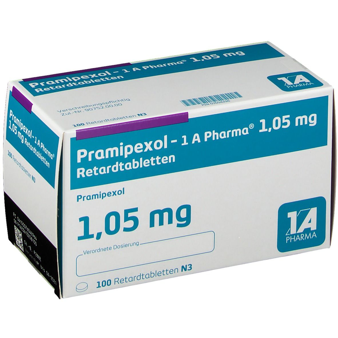 Pramipexol 1A Pharma®1.05Mg