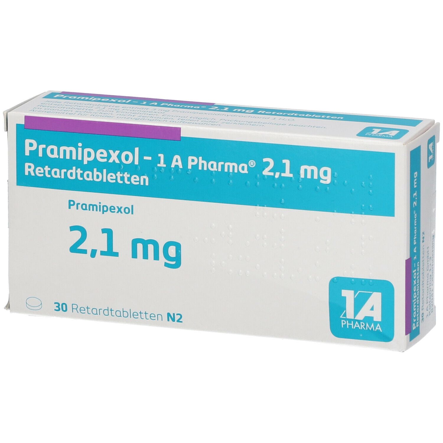 Pramipexol - 1 A Pharma® 2,1 mg