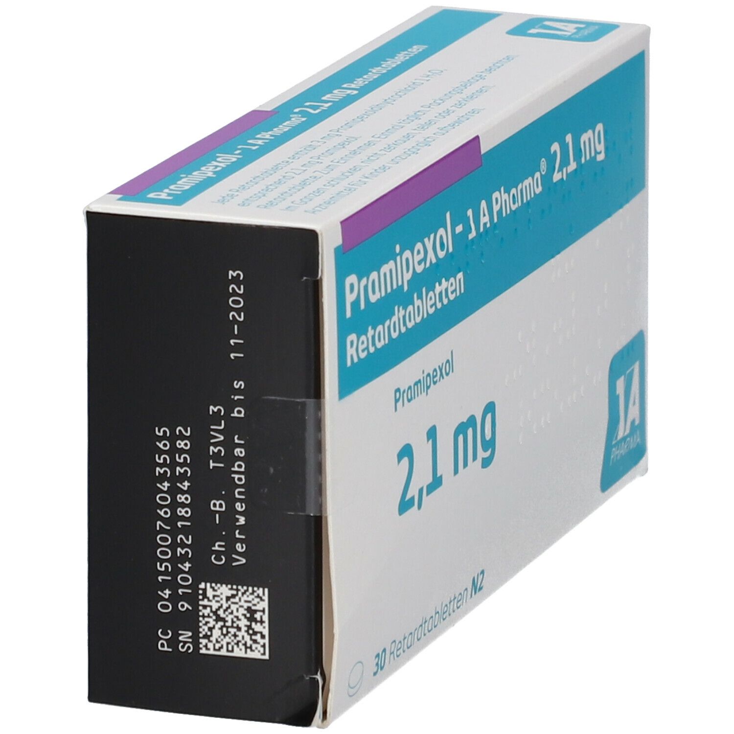 Pramipexol - 1 A Pharma® 2,1 mg