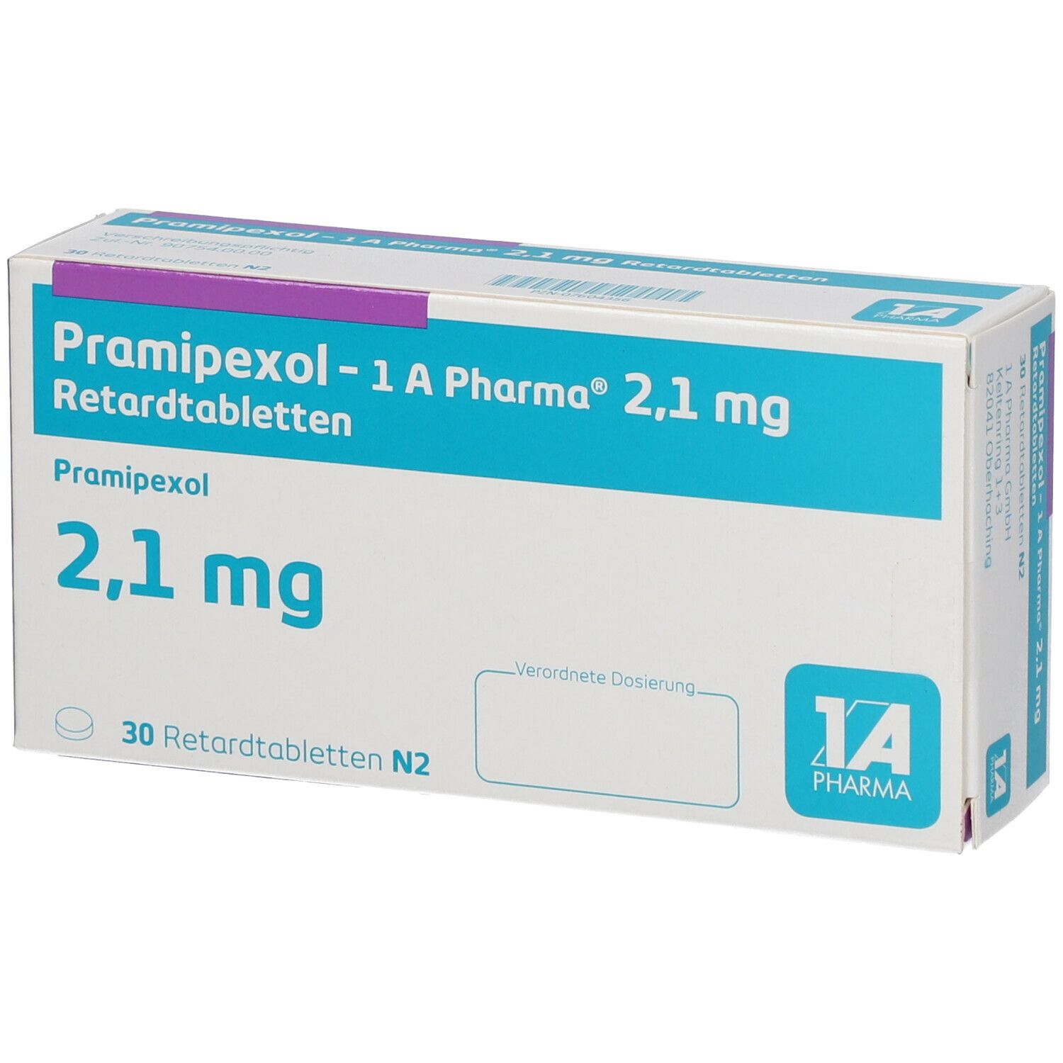 Pramipexol - 1 A Pharma® 2,1 mg