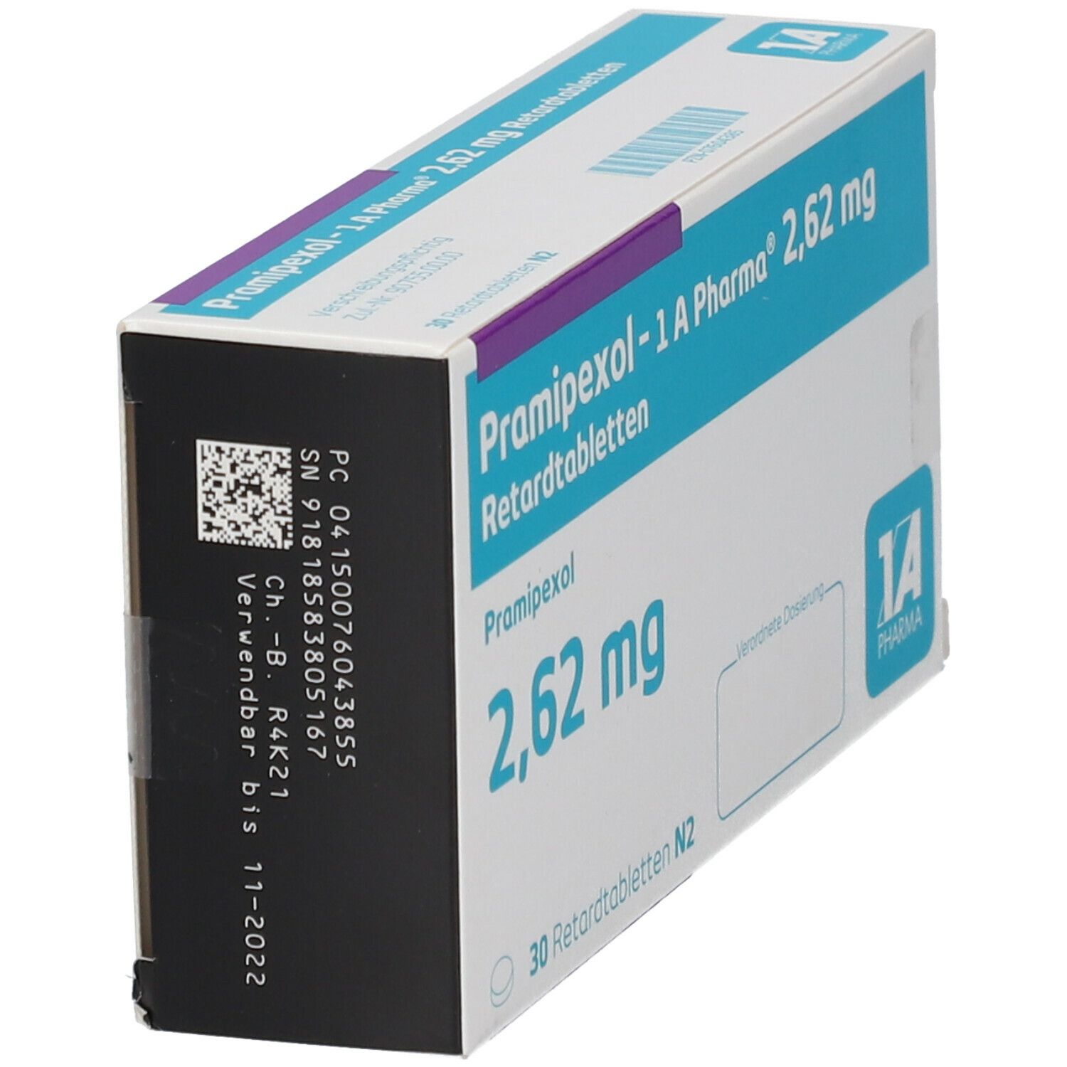 Pramipexol - 1 A Pharma® 2,62 mg