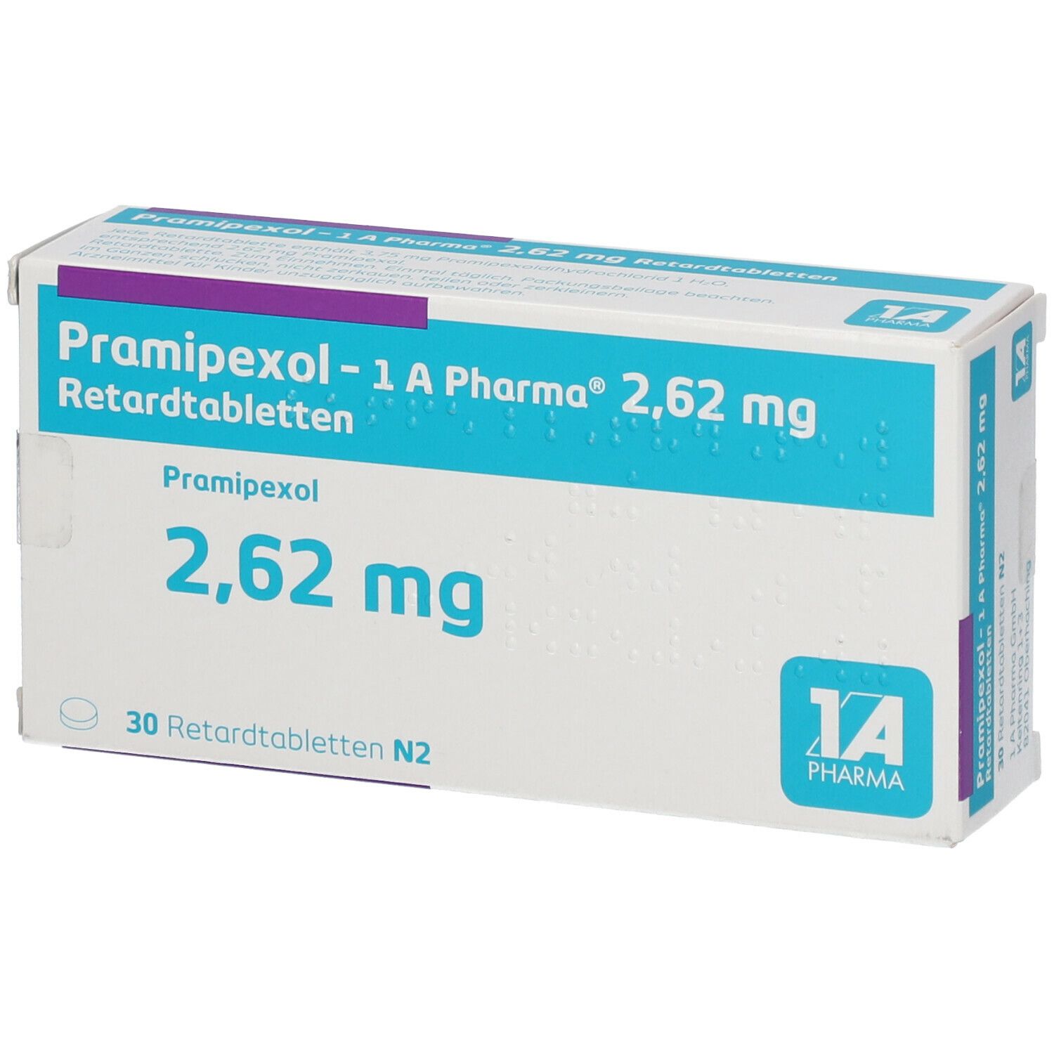 Pramipexol - 1 A Pharma® 2,62 mg