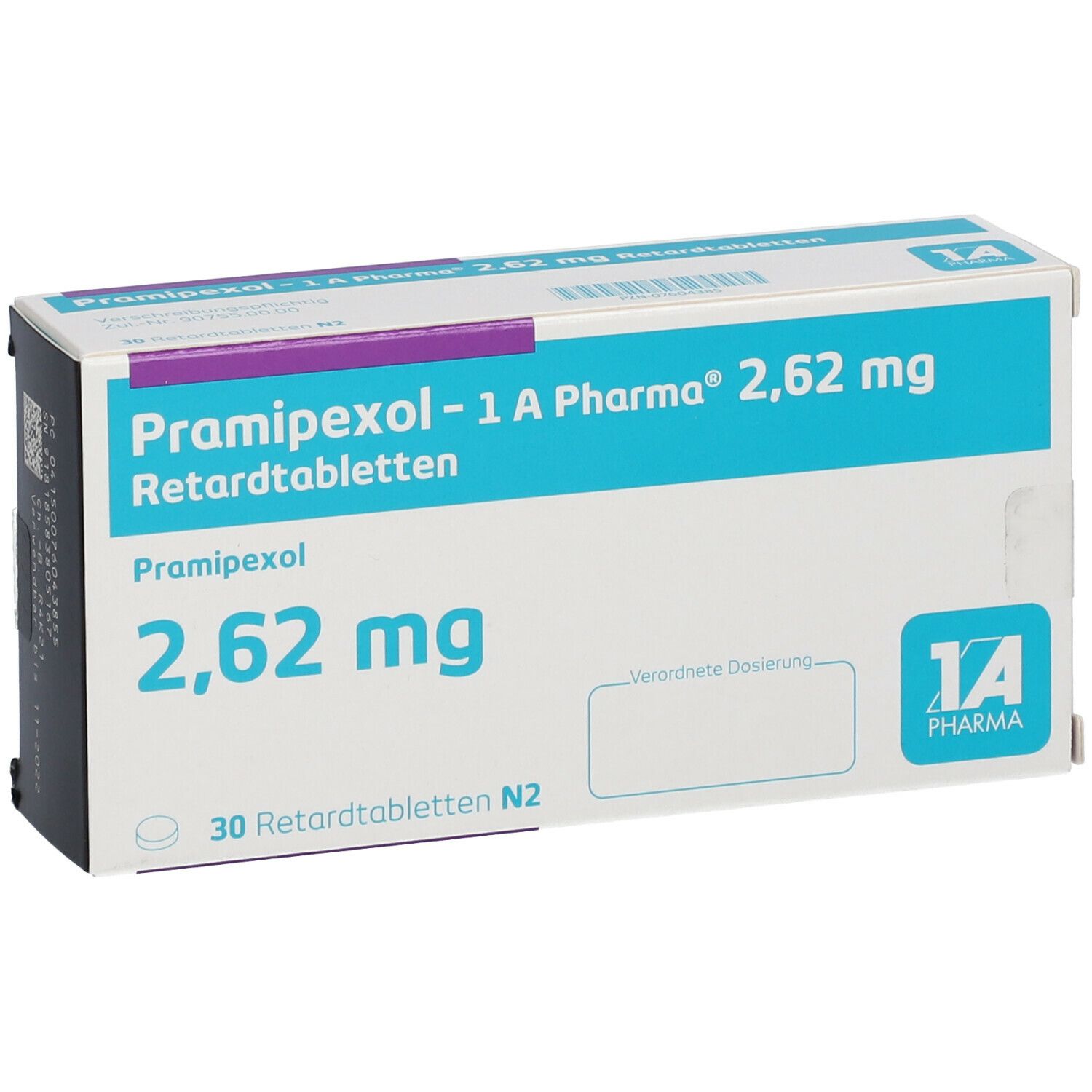 Pramipexol - 1 A Pharma® 2,62 mg