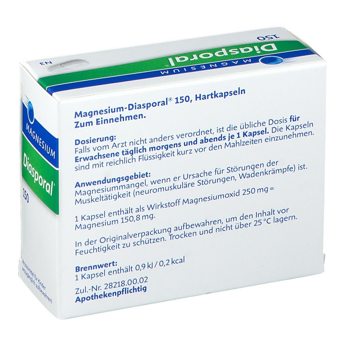 Magnesium-Diasporal® 150, Kapseln