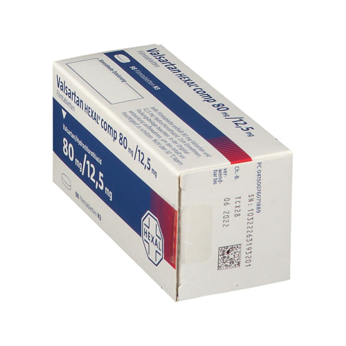 Valsartan HEXAL® comp 80 mg/12,5 mg