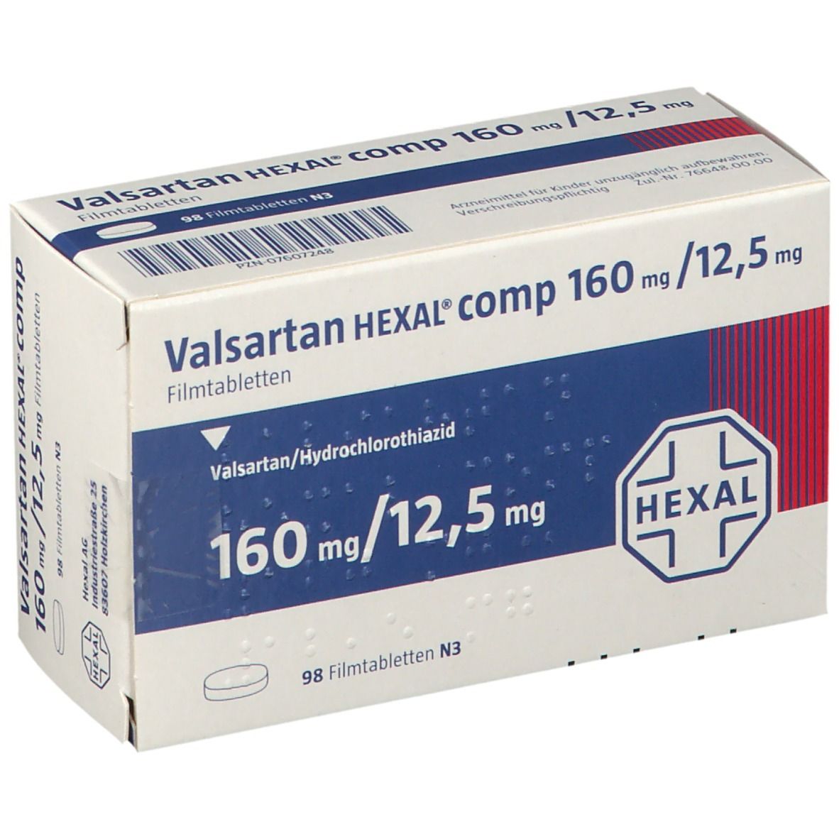 Valsartan HEXAL® comp 160 mg/12,5 mg