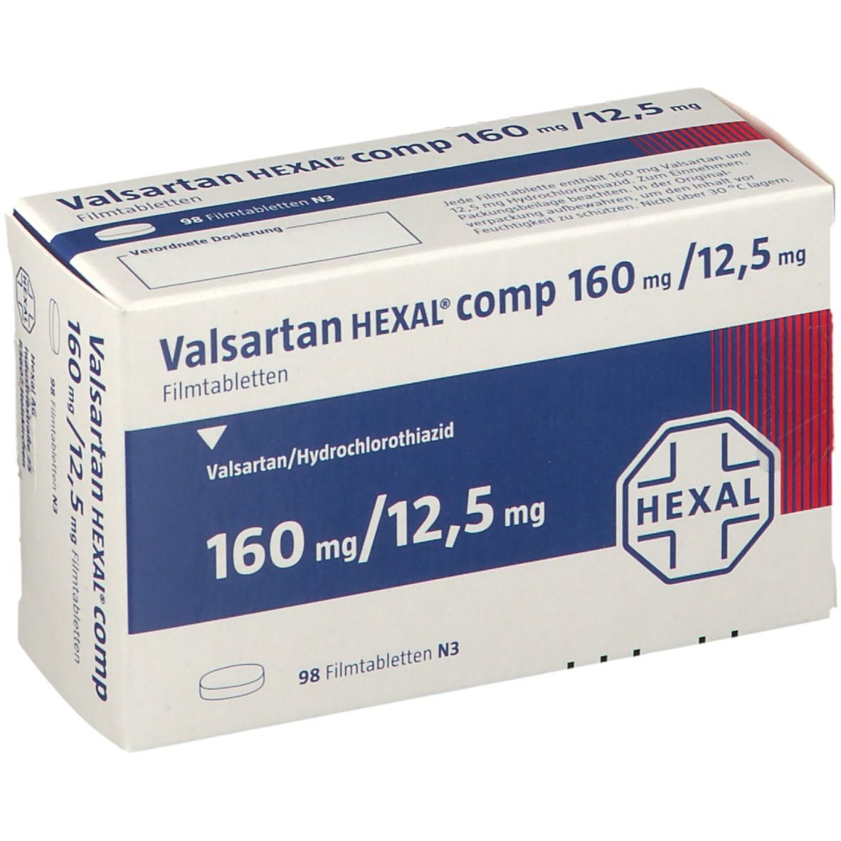 Valsartan HEXAL® comp 160 mg/12,5 mg