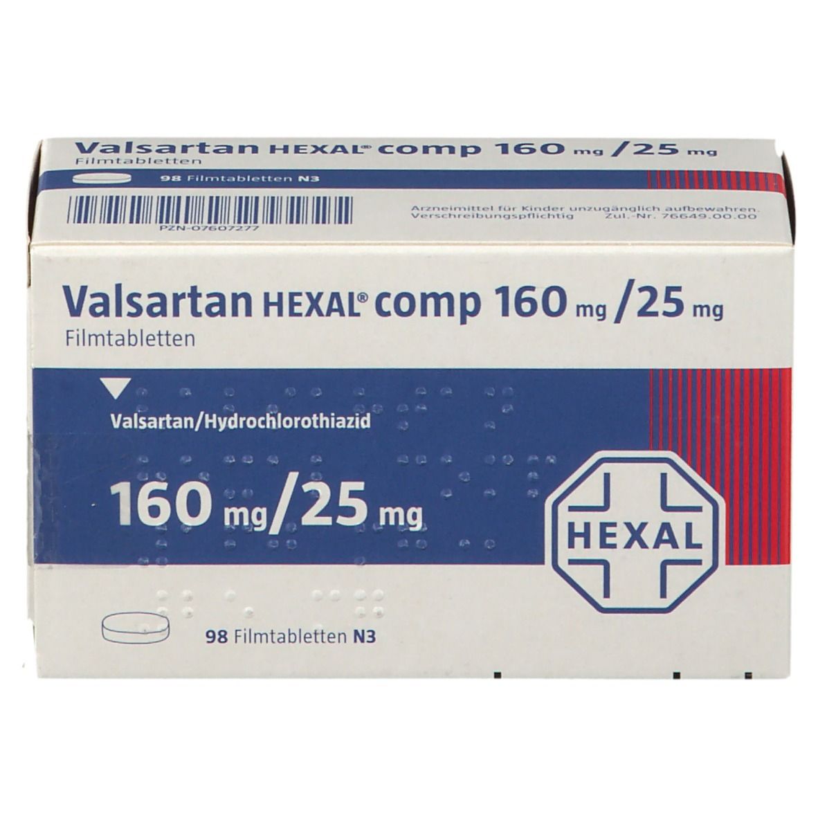 Valsartan HEXAL® comp 160 mg/25 mg