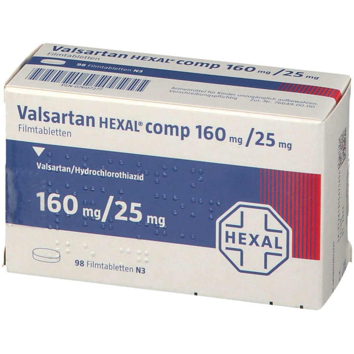 Valsartan HEXAL® comp 160 mg/25 mg