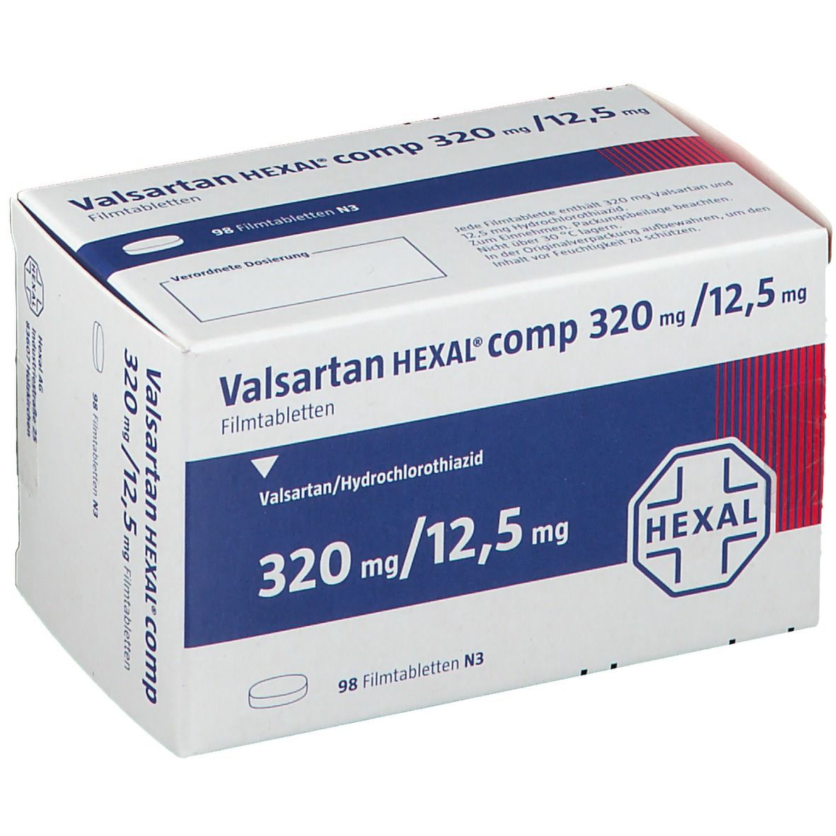 Valsartan HEXAL® comp 320 mg/12,5 mg