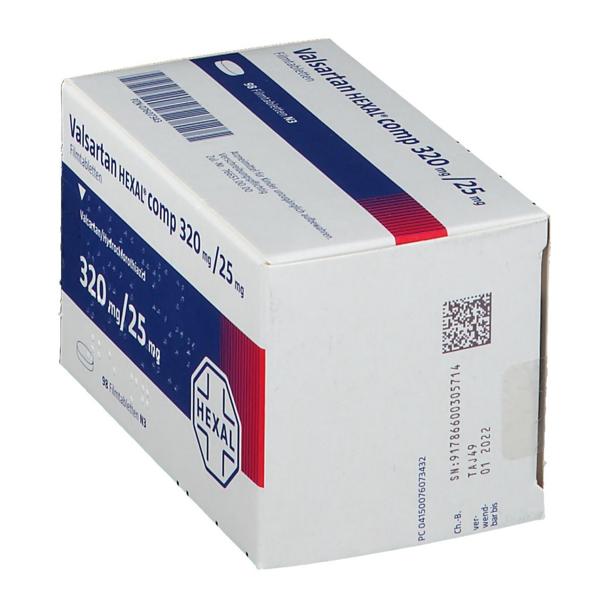 Valsartan HEXAL® comp 320 mg/25 mg