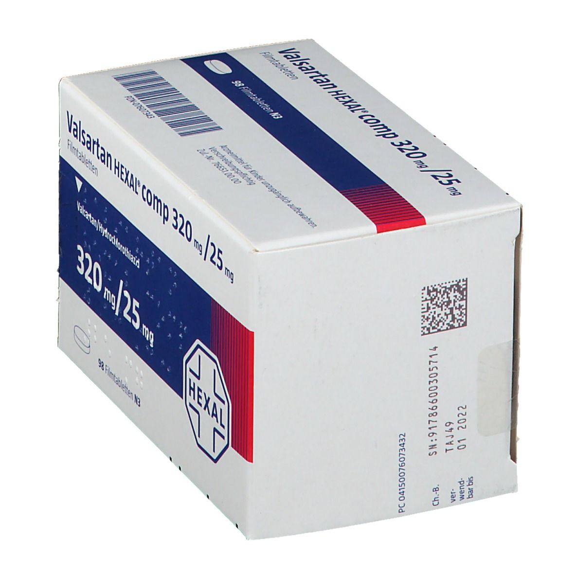 Valsartan HEXAL® comp 320 mg/25 mg