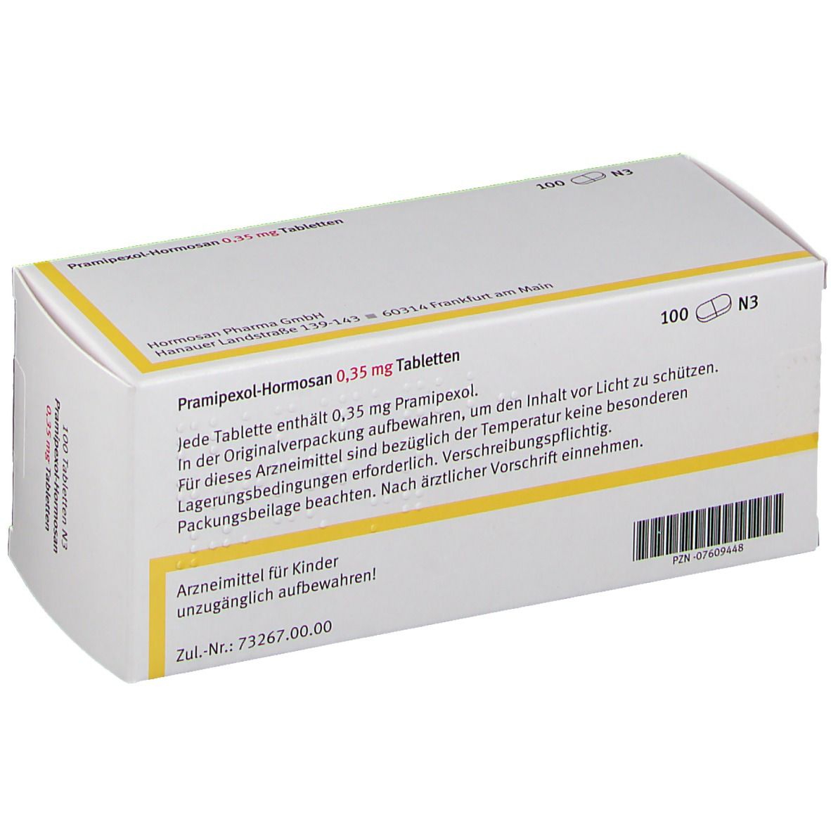 Pramipexol-Hormosan 0,35 mg