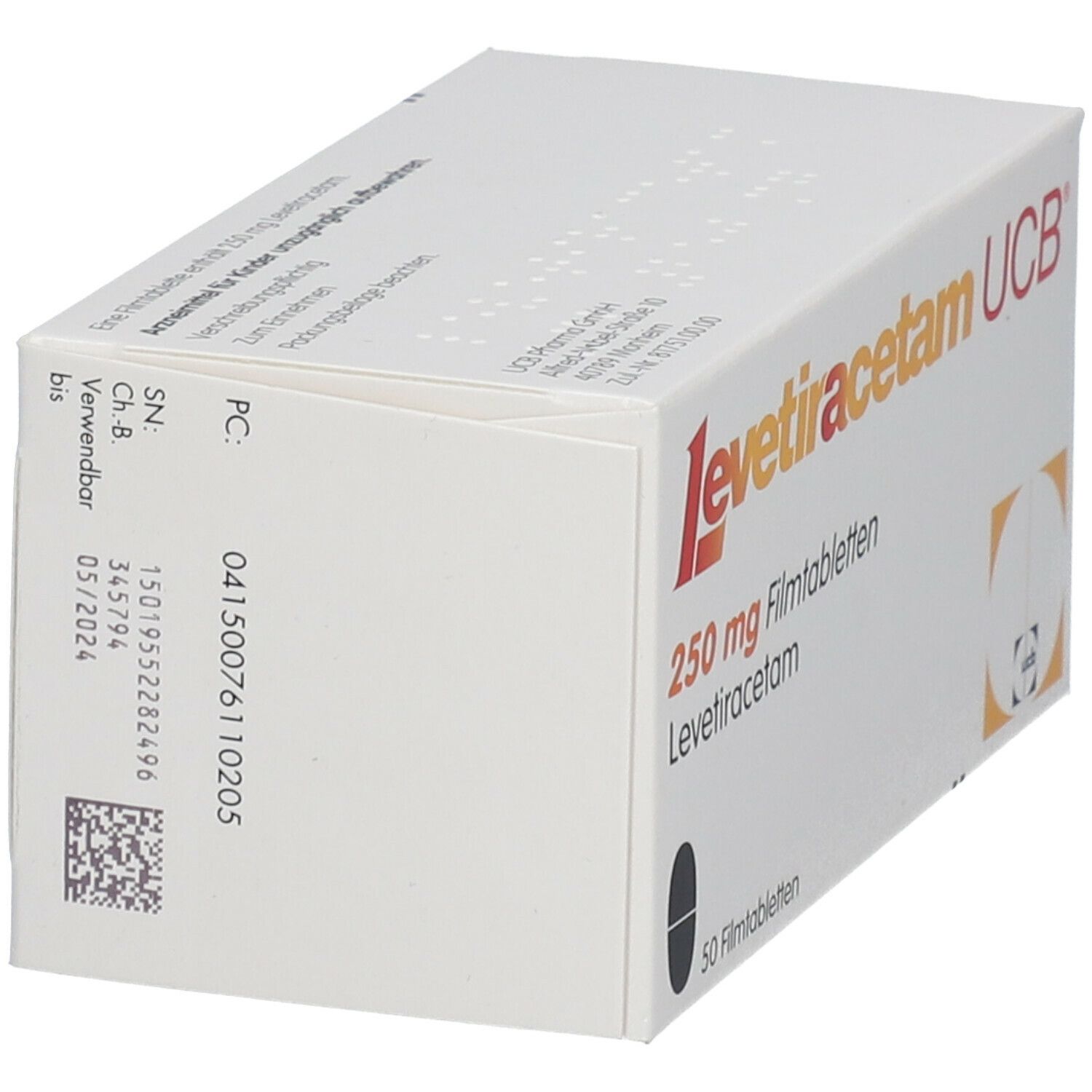 Levetiracetam UCB 250 mg Filmtabletten 50 St