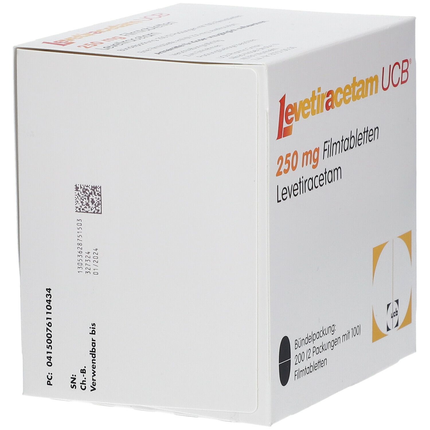 Levetiracetam UCB 250 mg Filmtabletten 200 St