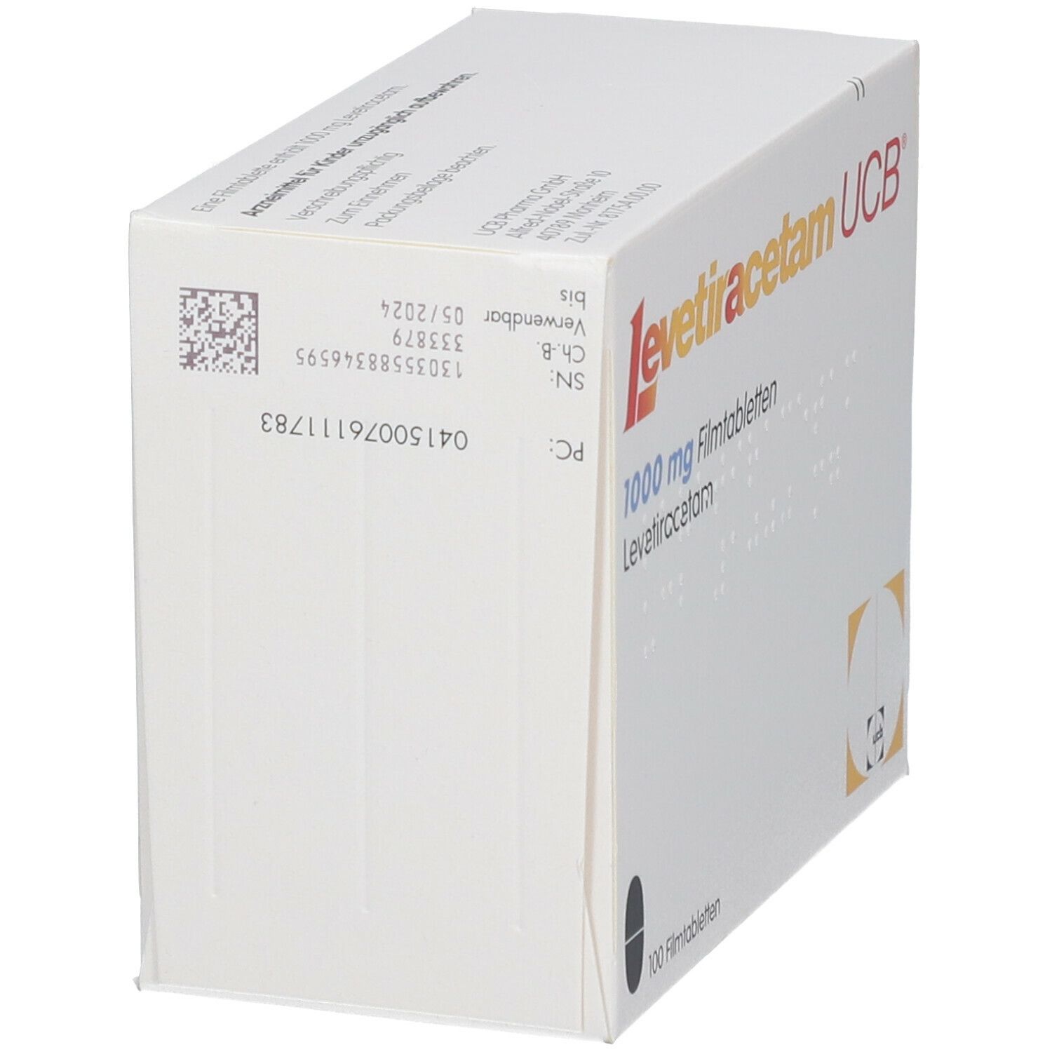 Levetiracetam AbZ 1500 mg Filmtabletten 100 St