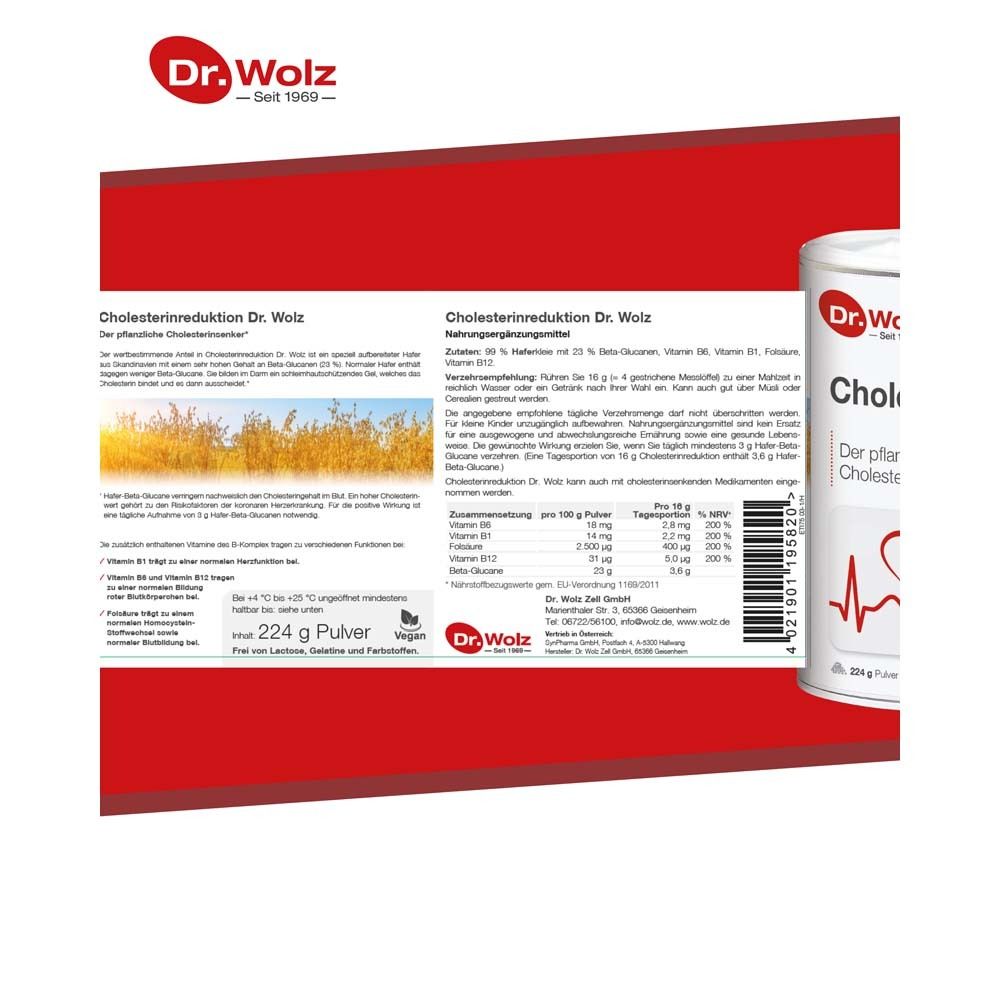 Cholesterinreduktion Dr. Wolz