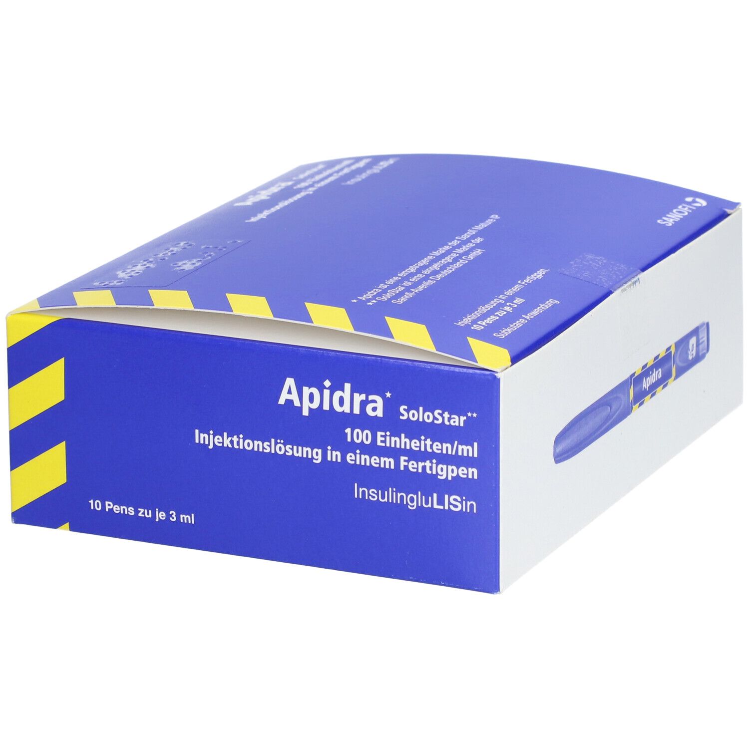 Apidra 100 E/ml SoloStar Inj.-Lsg.i.e.Fertigpen 10x3 ml Injektionslösung in einem Fertigpen