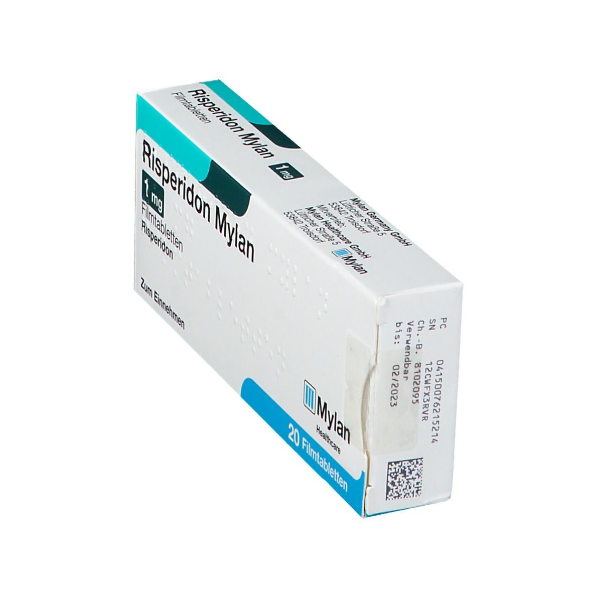 Risperidon Mylan 1 mg Filmtabletten 20 St