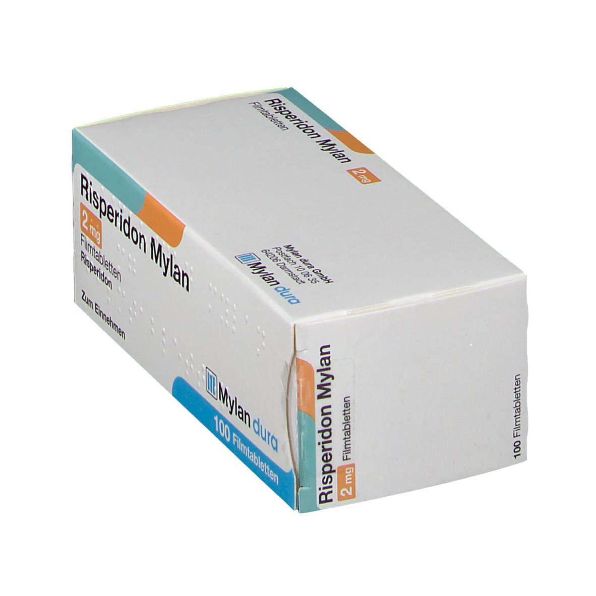 Risperidon Mylan 2 mg Filmtabletten 100 St