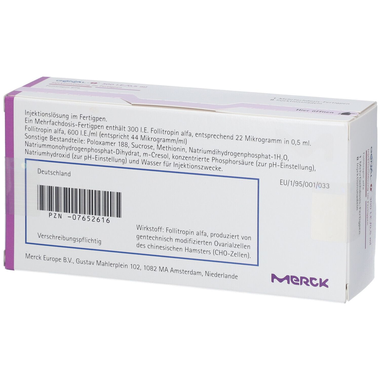 Gonal-F 300 I.E./0,5 ml 22 µg/0,5 ml