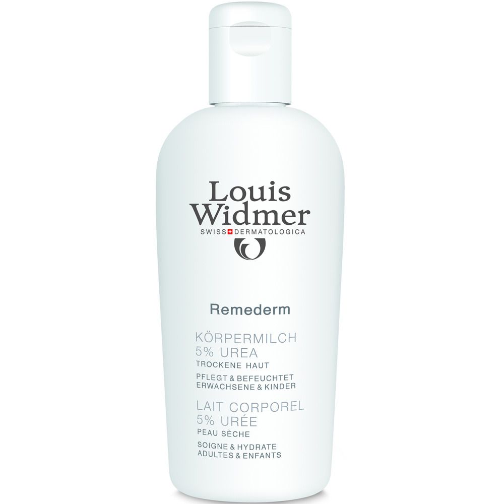 Louis Widmer Remederm Körpermilch 5% Urea leicht parfümiert