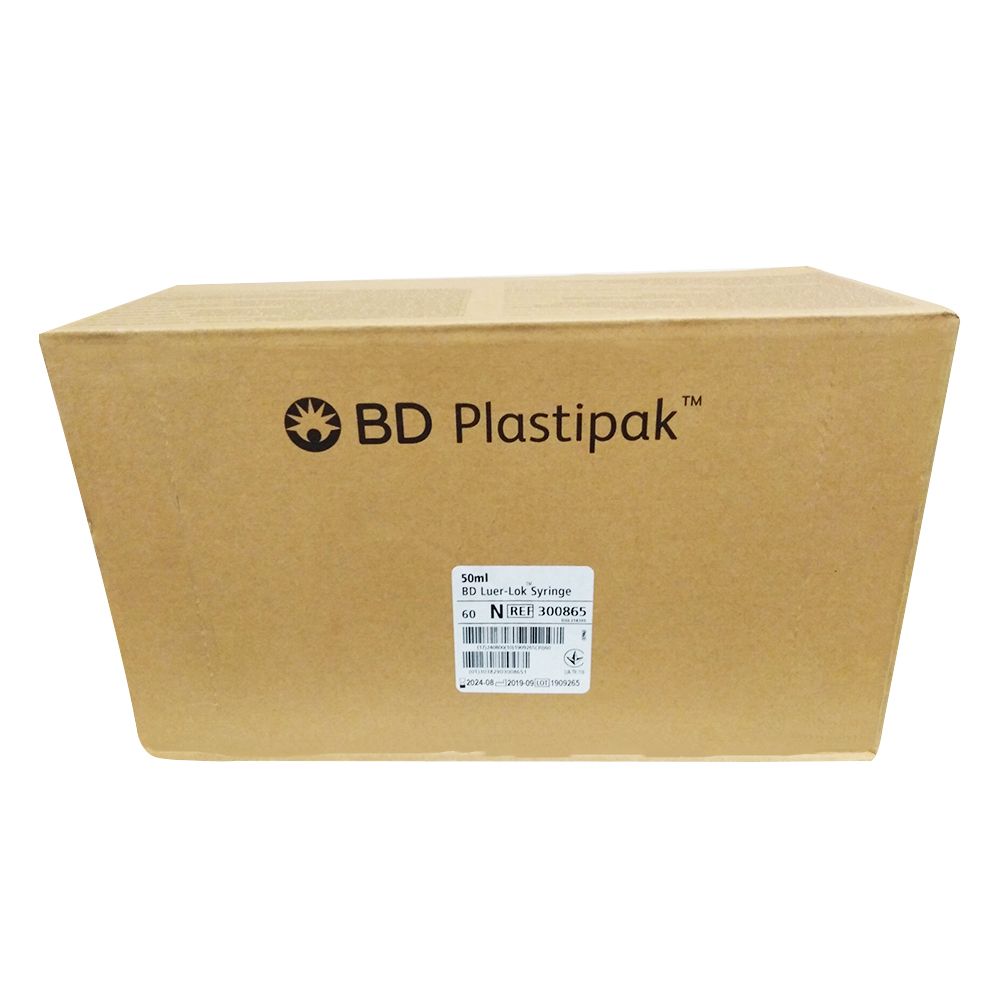 BD Plastipak Spr.50 ml Luer Lok zentr. 60x50 Spritzen