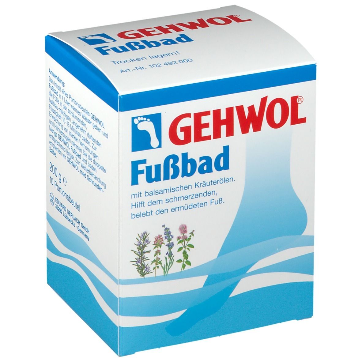 Gehwol Fußbad Portionsbeutel