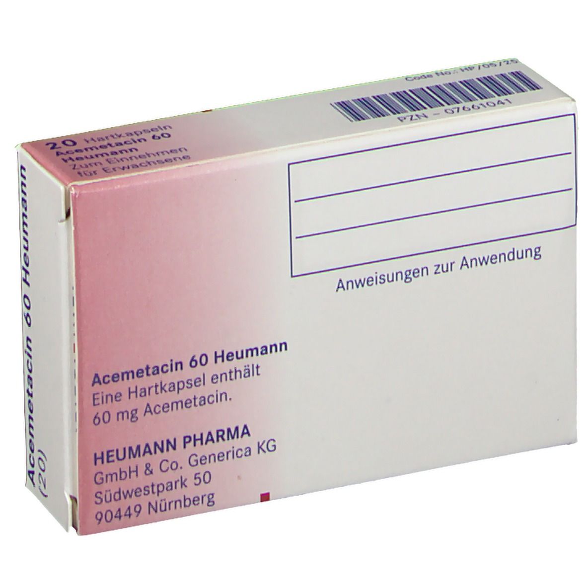 Acemetacin 60 Heumann
