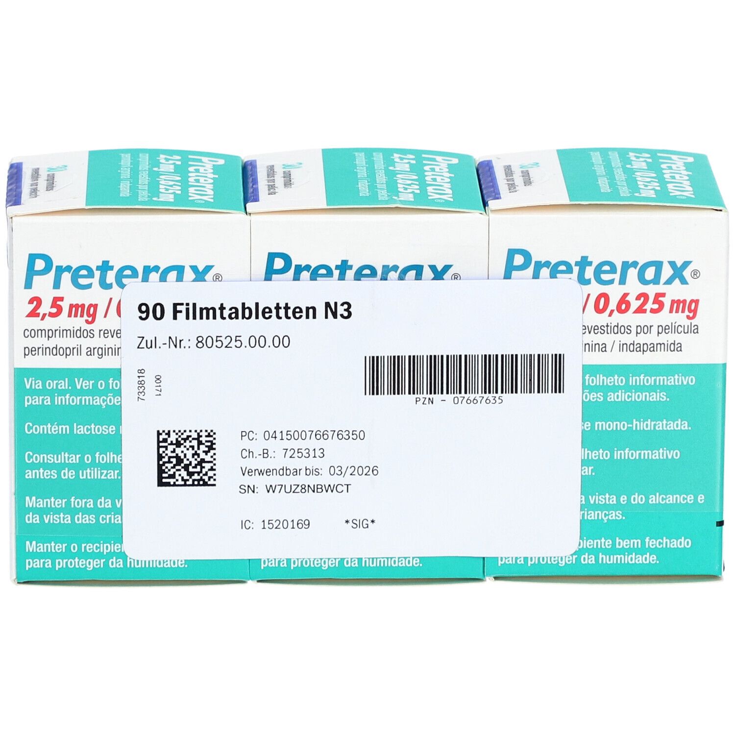 Preterax N 2,5 mg/0,625 mg