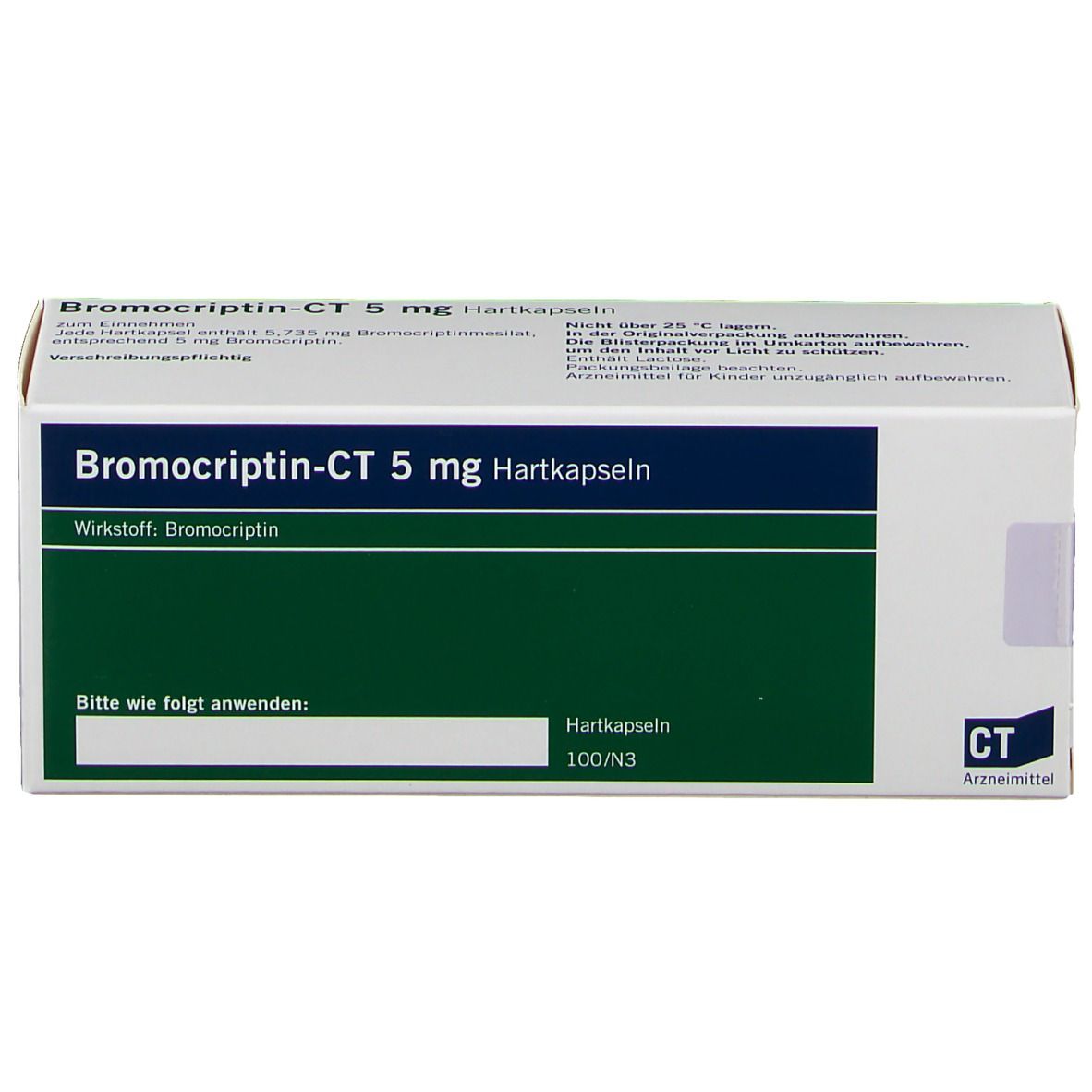 Bromocriptin- Ct 5 mg Hartkapseln