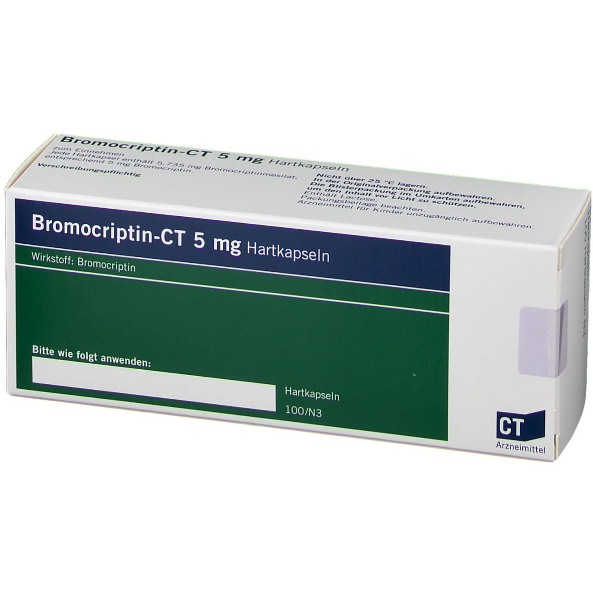 Bromocriptin- Ct 5 mg Hartkapseln
