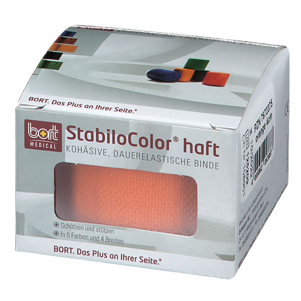 BORT StabiloColor® haft Binde 4 cm orange