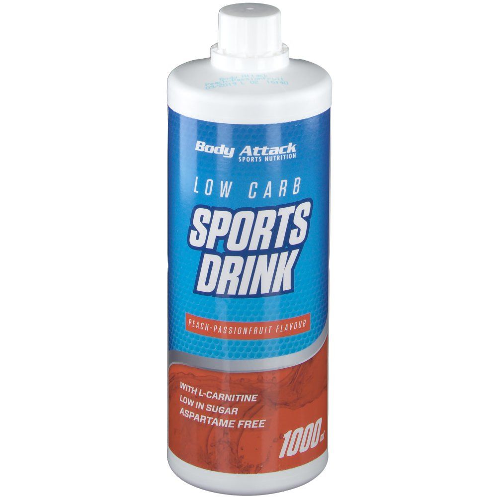 Body Attack Low Carb Sports Drink Peach-Passionfruit