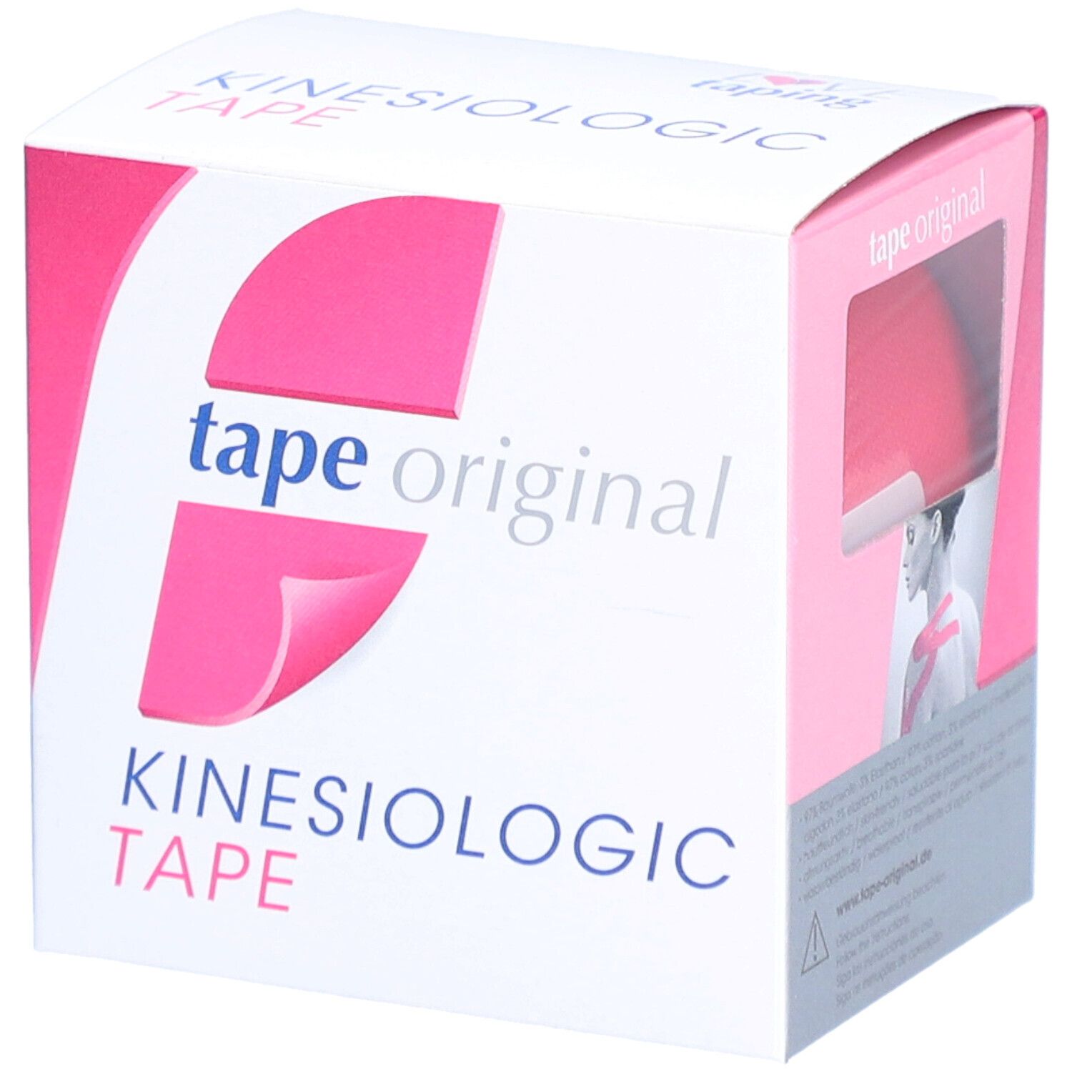 Kinesiologic tape original 5 cmx5 m pink 1 St Verband