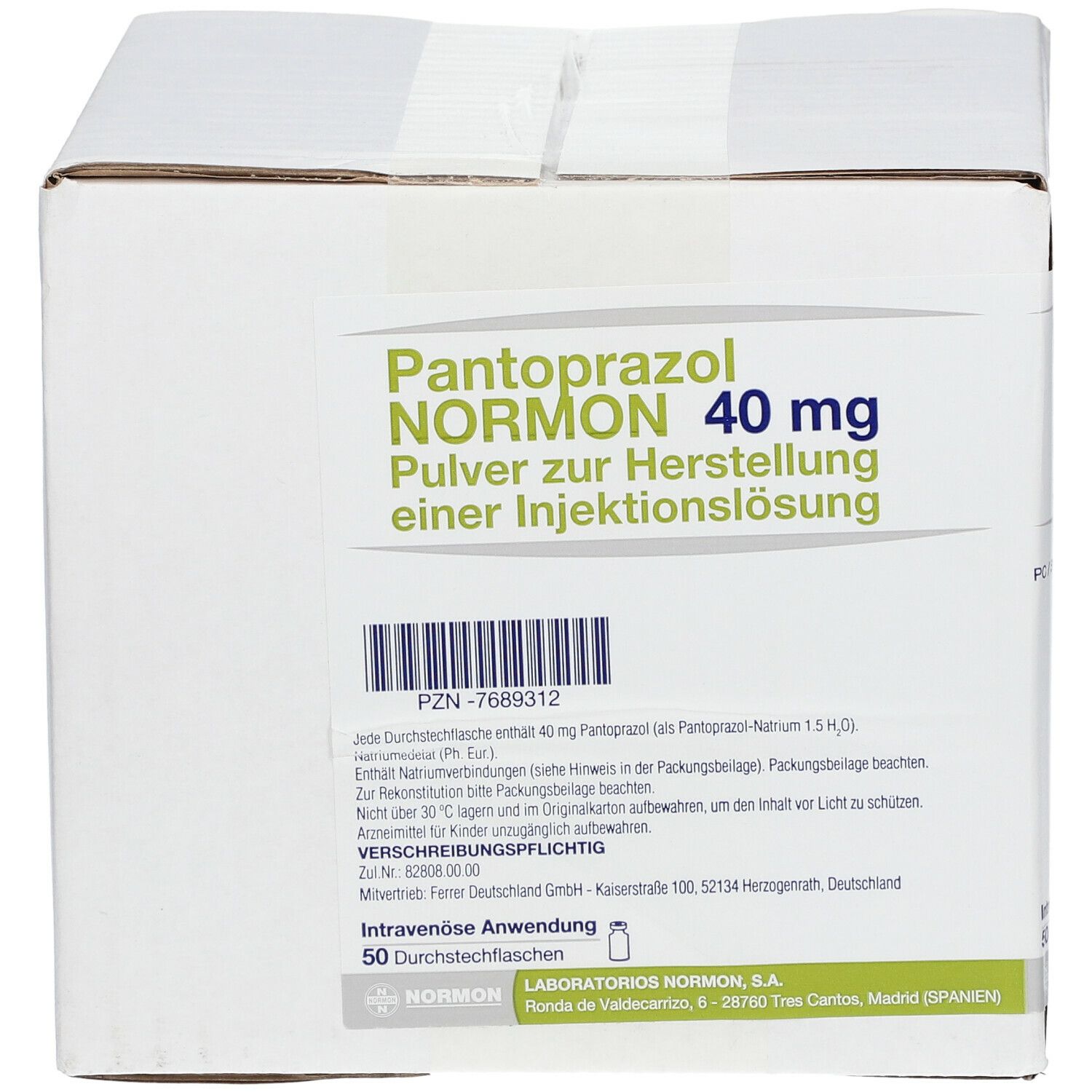 Pantoprazol NORMON 40 mg