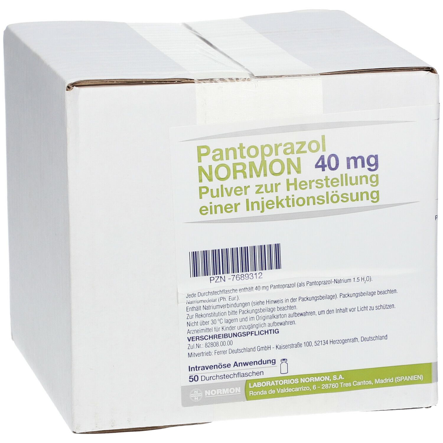 Pantoprazol NORMON 40 mg