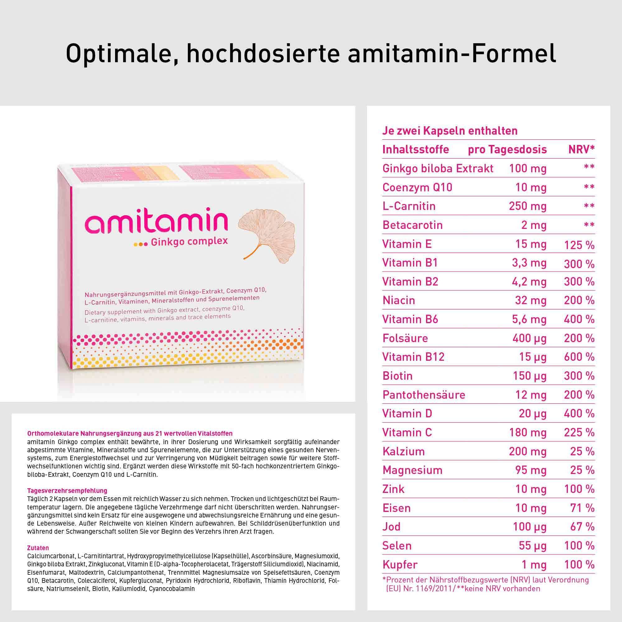 amitamin® Ginkgo complex
