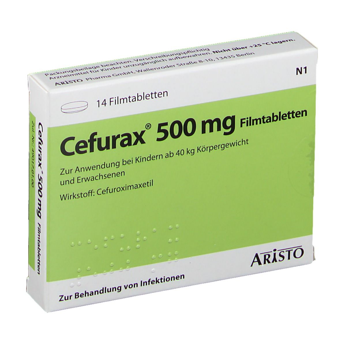 Cefurax ® 500 mg.