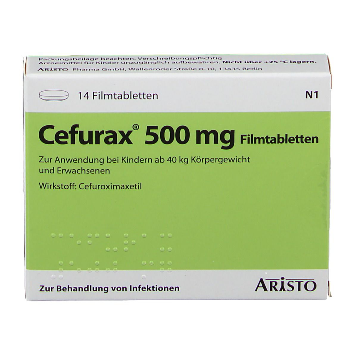 Cefurax ® 500 mg.