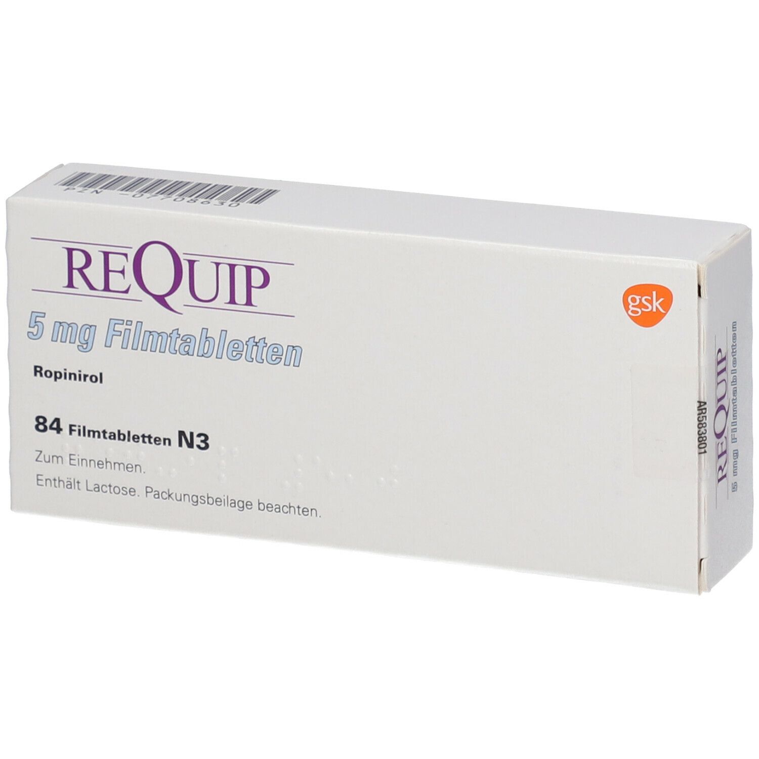 Requip 5,0 mg Filmtabletten 84 St