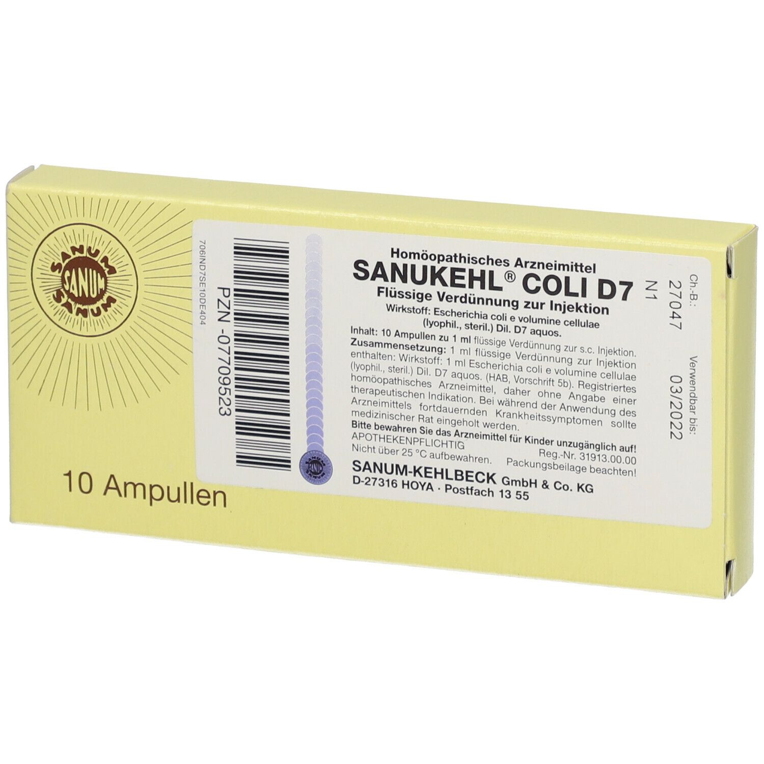 Sanukehl® Coli D7 Ampullen