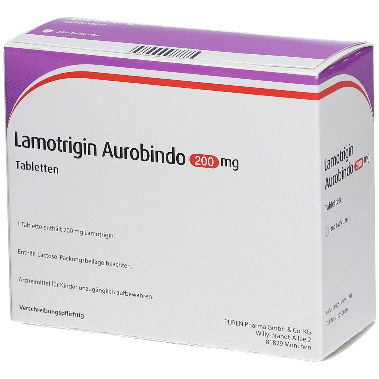 Lamotrigin Aurobindo 200 mg