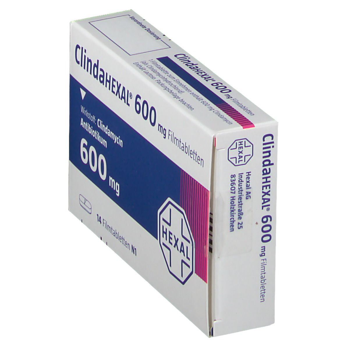 Clindahexal 600 mg Filmtabletten 14 St