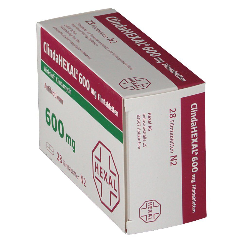 Clindahexal 600 mg Filmtabletten 28 St