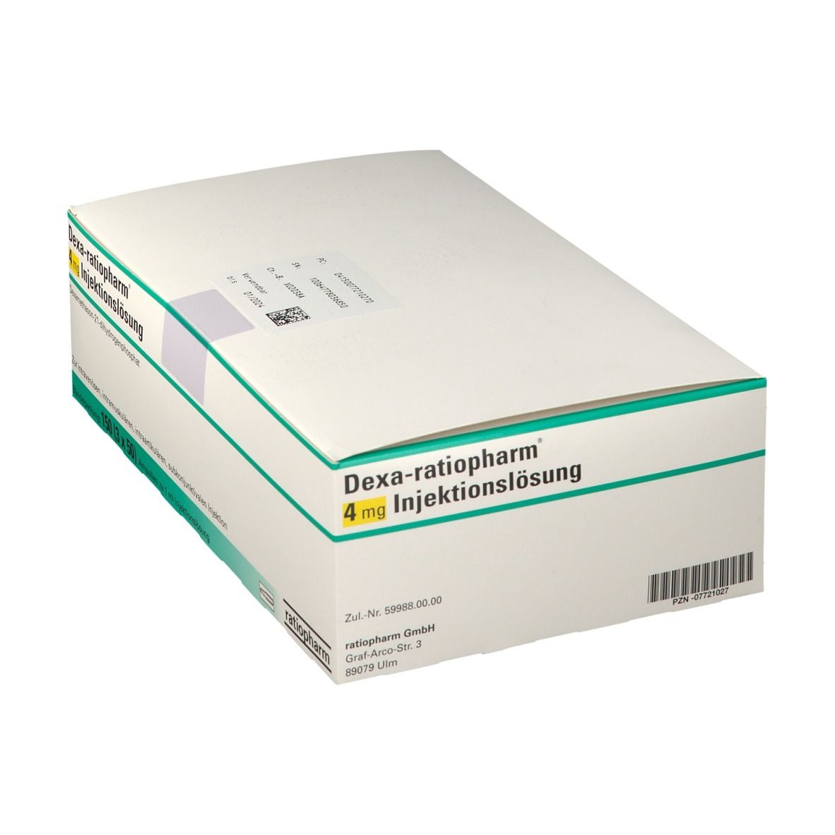 Dexa-Ratiopharm 4 mg Injektlösung Ampullen 150 St