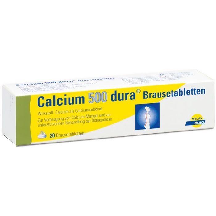 Calcium-dura® 500mg Brausetabletten