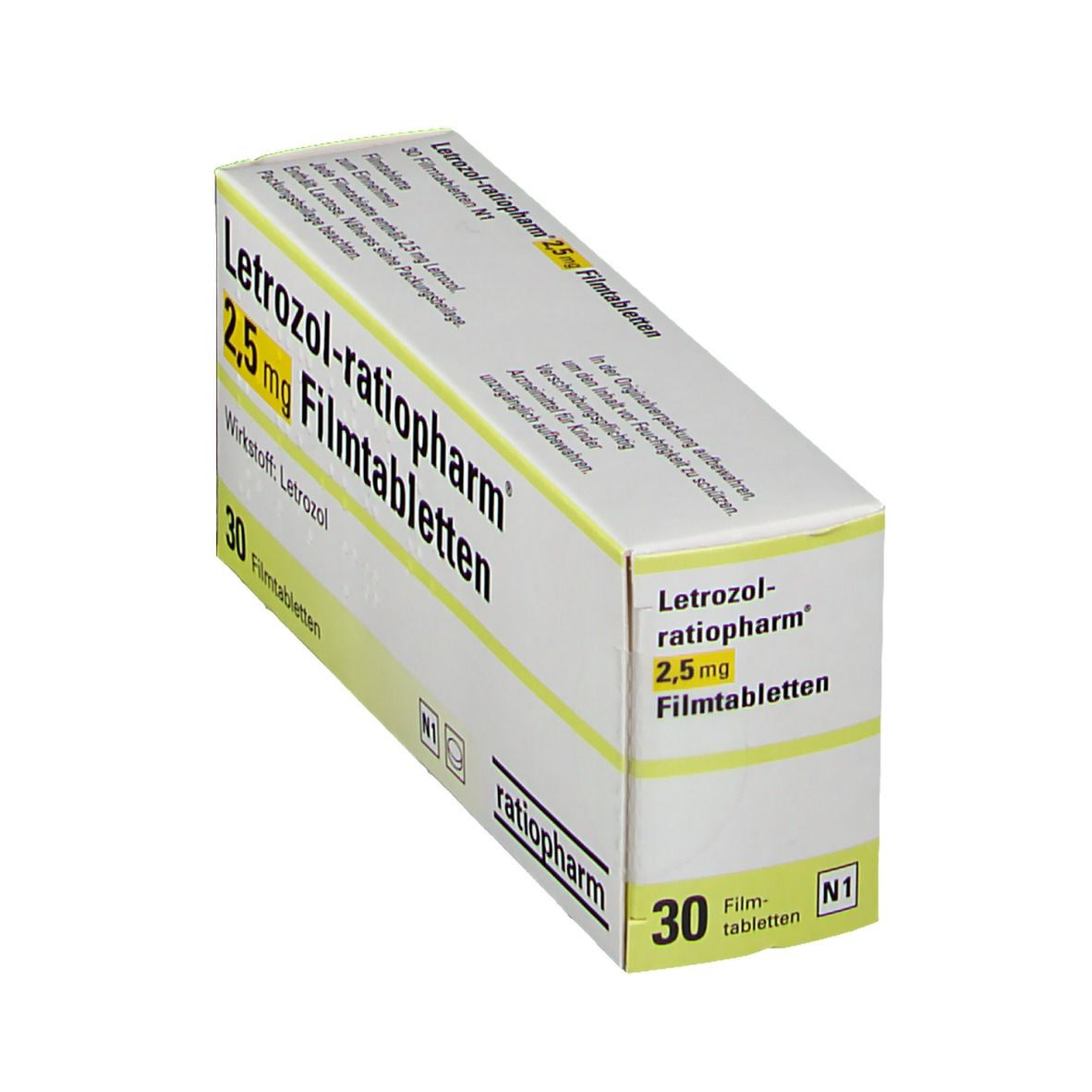 LETROZOL-ratiopharm 2,5 mg Filmtabletten 30 St